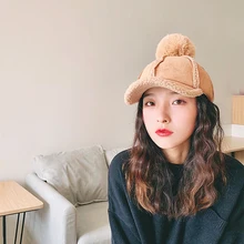 Новое поступление повседневные женские шаровые кепки с козырьком темперамент удобные регулируемые Свежий Тренд уличные теплые высококачественные милые козырьки