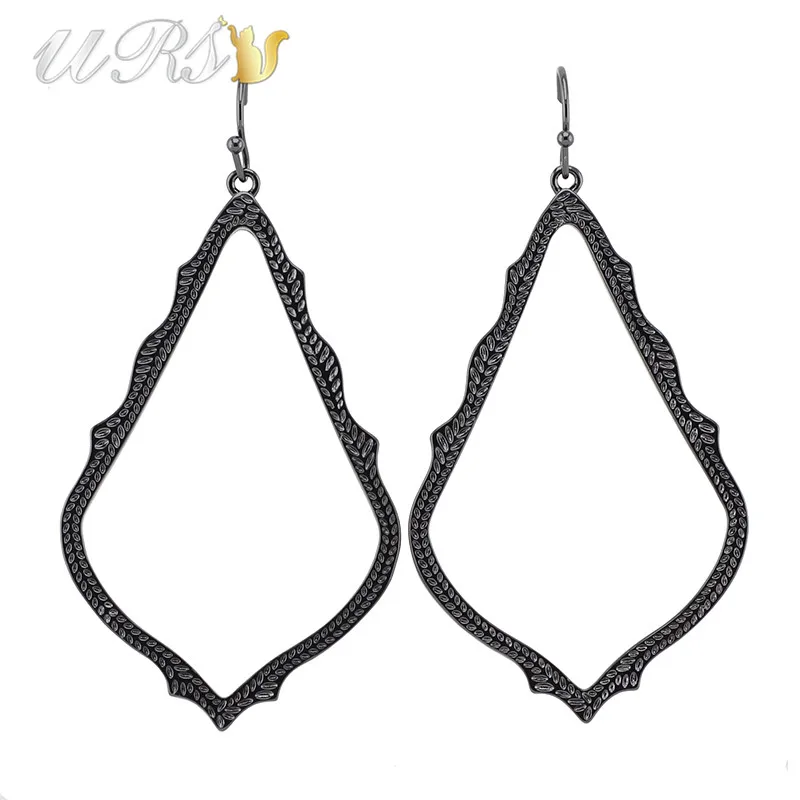 

Trendy KS Sophee Earrings Black Plated Statement Earrings Modern Jewelry for Women Wholesale Gift
