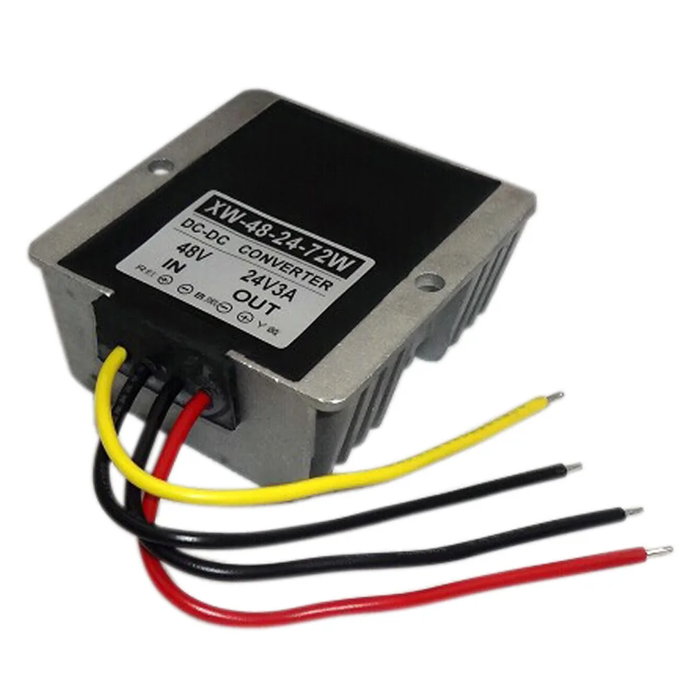 

DC Step Down Adapter DC 48V (30-60V) To 24V 3A 72W Power Supply Converter Voltage Regulator Module Buck Waterproof 100K