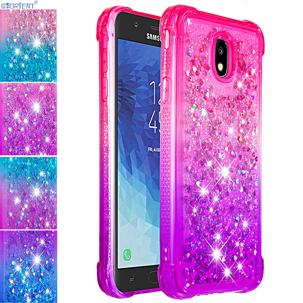 Милый Блестящий Мягкий чехол для Samsung Galaxy Wide3 J7 Star V Refine 2018 широкий 3 жидкий бампер