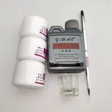 Просто наборы для нейл-арта акриловая жидкая пудра из нержавеющей стали Ручка Dappen Блюдо Набор инструментов вы можете создать красивый дизайн ногтей