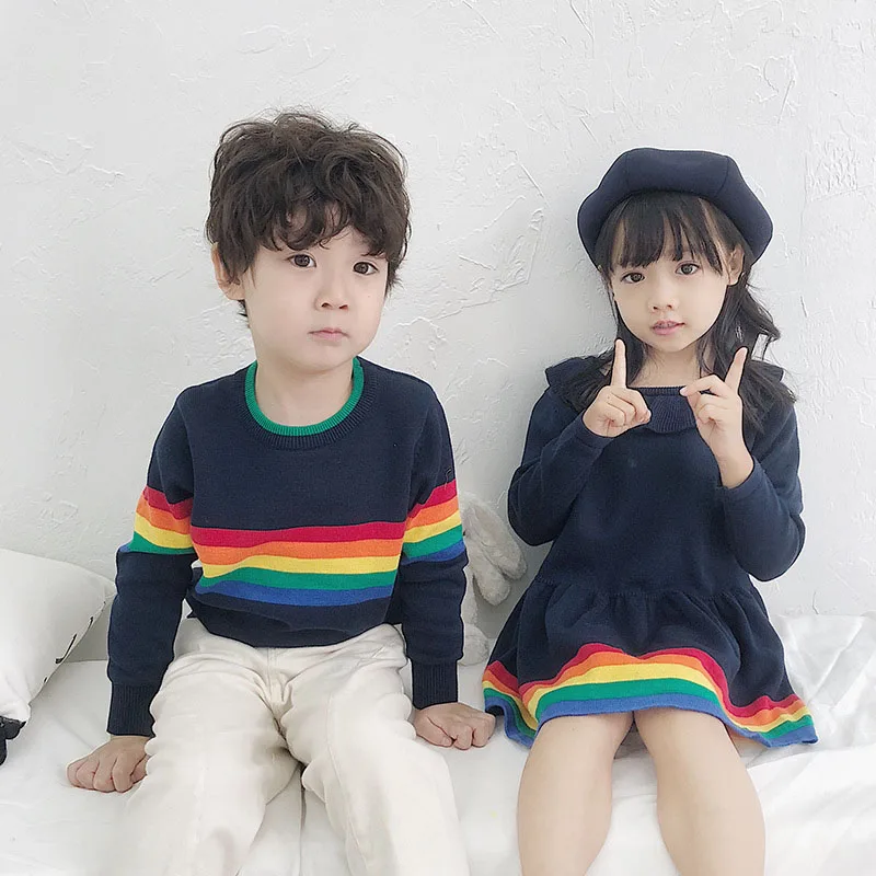 baby rainbow jumper
