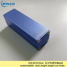 Алюминиевая распределительная коробка промышленный корпус diy электрическая коробка алюминиевая цепь корпус gps diy коробка 80*25*25 мм 5 шт./лот