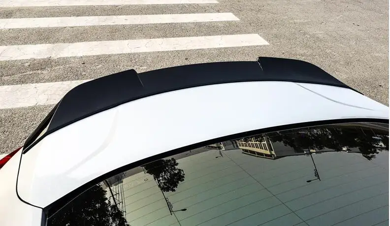 

High quality ABS paint Car rear Trunk Lip Spoiler Wing Fits For Chevrolet Cruze (With LED lights )2017 2018 2019 BY EMS