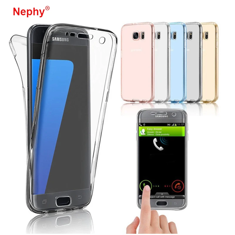 

360 Degree Full silicone Phone Case For Samsung Calaxy S3 S4 S5 Neo S6 S7 Edge S8 S9 S10 Plus A10 A20E A30 A40 A50 A60 A70 Cover