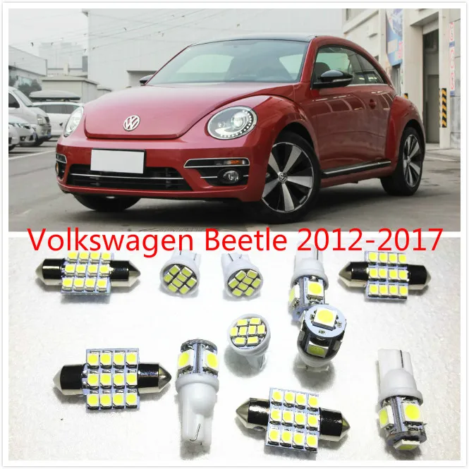 11 set White LED Lights Interior Package T10 & 31mm Map Dome For