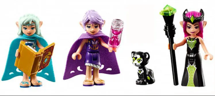 Bela Elves Ragana's Magic Shadow Castle Строительный набор Совместимость с LEGO 41180 игрушки для