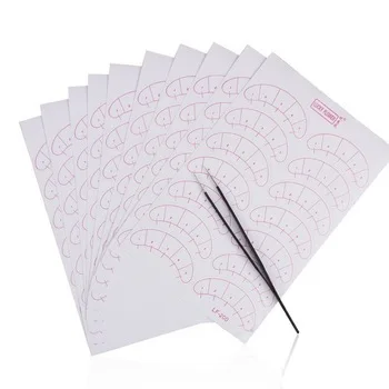70 pairs/pack Paper Patches Under Eye Pads False Eyelash Extension Paper Patches Eye Tips Sticker Wraps Make Up Tools