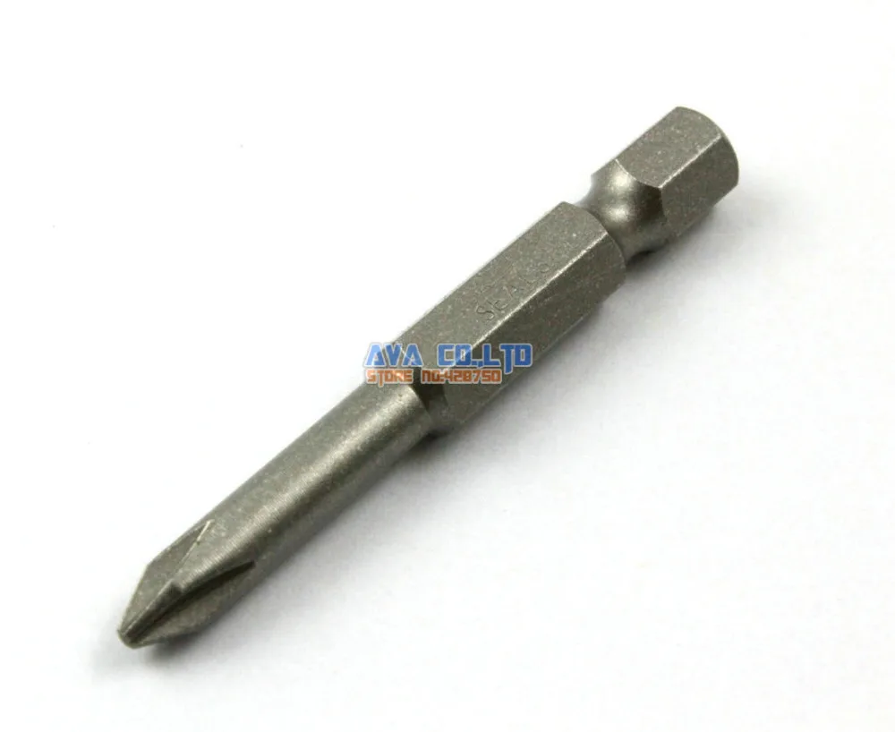 

10 шт., насадки для Отвертки Phillips S2, сталь 1/4 дюйма, шестигранный хвостовик 50 мм, длина 5,0 мм, диаметр PH1 (50 мм x 5,0 мм x PH1)