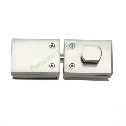 Double Glass Door Latches Lock 304 Stainless Steel Lock Without