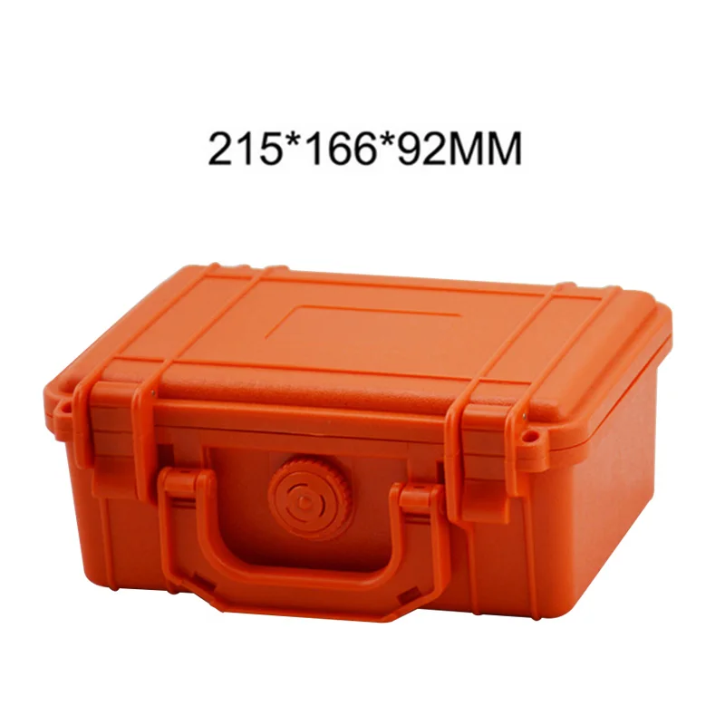 Ударопрочный защитный бокс для камеры ABS герметичный водонепроницаемый жесткий чехол для оборудования с пенопластом набор инструментов для автомобилей ударопрочный чехол - Цвет: SCO51-Orange