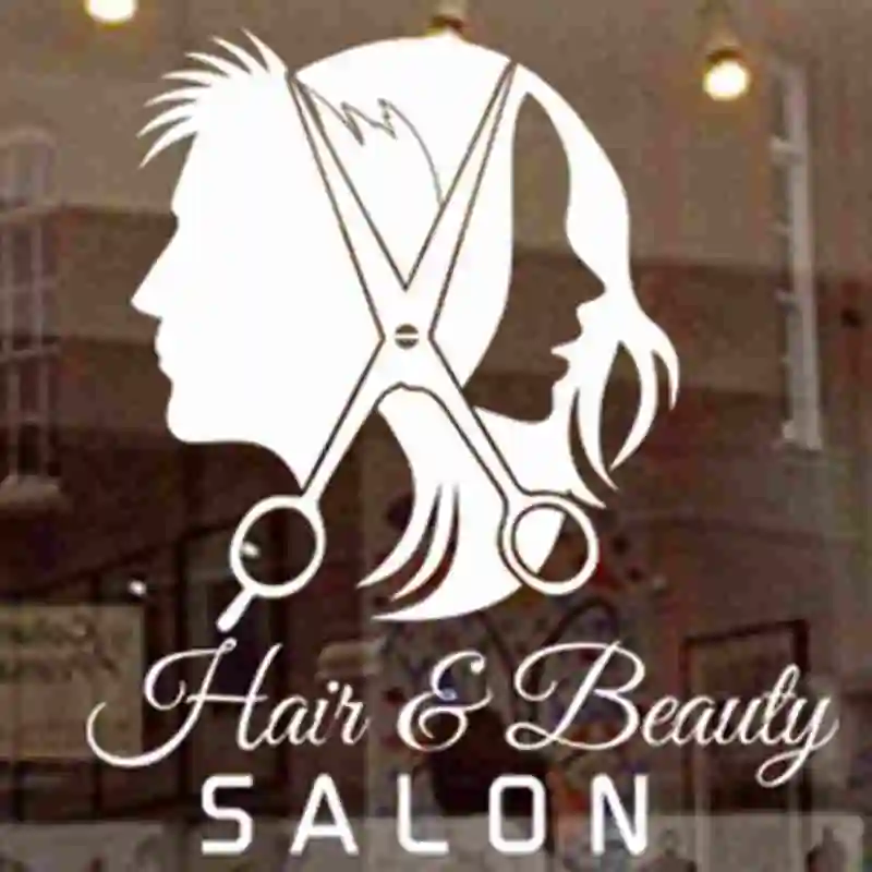 Unisex Hair Salon Sticker Hairdresser Decal Barber Shop Posters Vinyl