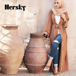 Элегантный взрослых Дубай Бисер открытым Абаи мусульманская женщина Восточный халат платье Исламская Абаи s для Для женщин турецкий халат