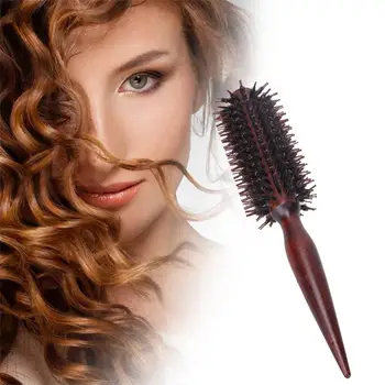 

BellyLady Bristle Curler Comb with Pointed Tail for Hairdressing Salon Hair Styling