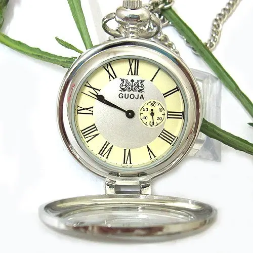 TWO DIAL watch Magnifying Glass Mechanical watch Pocket Watch Giftin