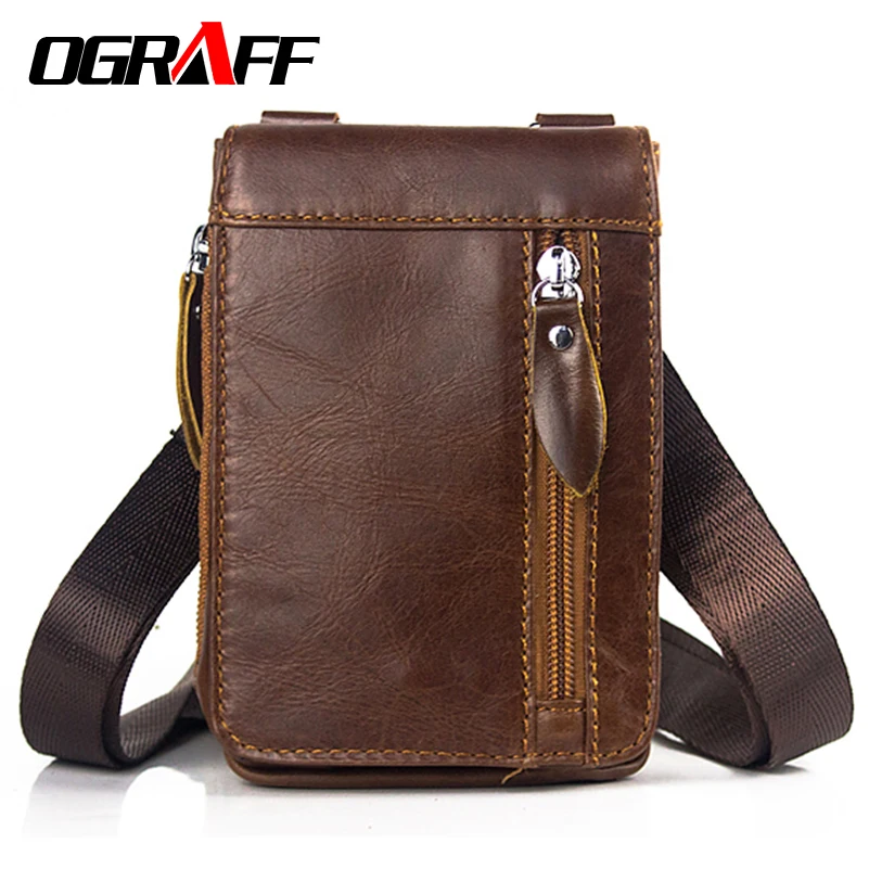 OGRAFF, натуральная кожа, поясная сумка, поясная сумка, сумки для путешествий, поясная мужская сумка, кожаная сумка