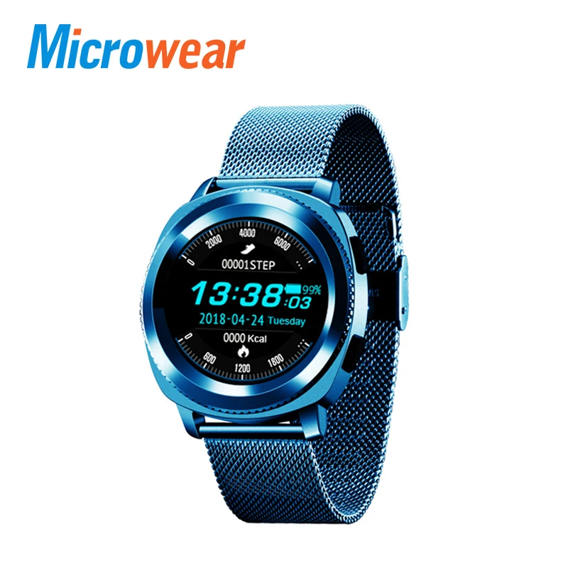 

Microwear L2 Smart Watch MTK2502 Smartwatch IP68 Waterproof Bluetooth Calling Heart Rate Sleep Monitor Sports SmartWatches