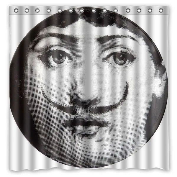 rosenthal Piero fornasetti работы узор непромокаемый полиэстер Ванна Шторы s высокое качество Водонепроницаемый душ Шторы 71*71 дюймовой - Цвет: 6