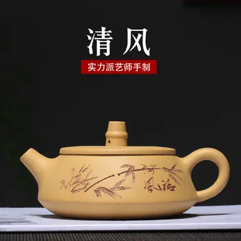 

Sand Stone Pot Distribution Teaware Rain Sand Wholesale Original Mine Mud Clean Wind Pot Hand-carved Customization