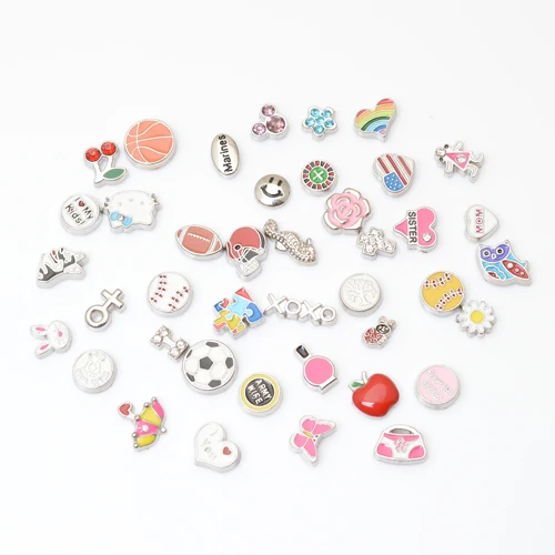 

100pcs/lot MIX floating charm fit floating charm lockets, FC-MIX