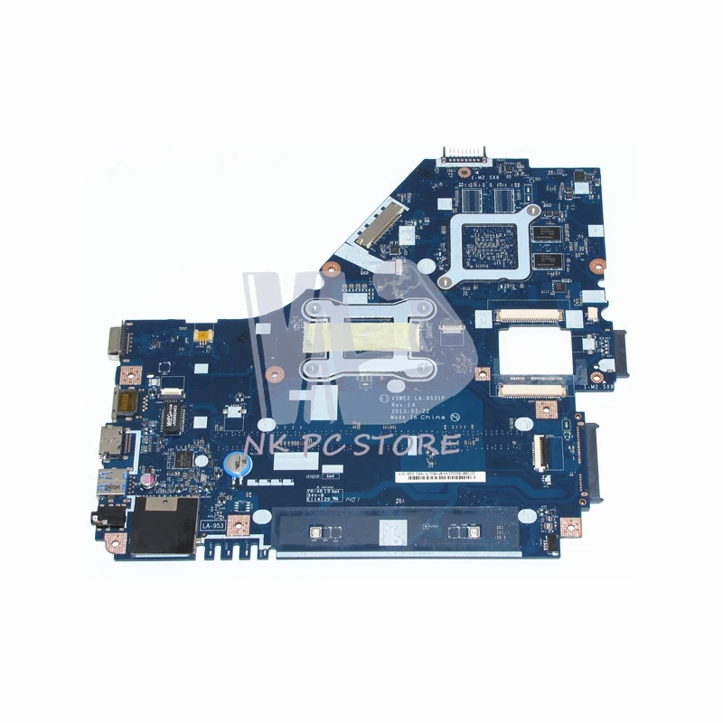 Материнская плата NOKOTION V5WE2 для ноутбука основная Acer aspire LA 9531P материнская SR16E E1 572G