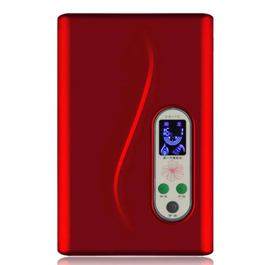 Бытовой Быстрый и мгновенный Электрический водонагреватель принимает ванну и душ без хранения воды D165 - Цвет: red