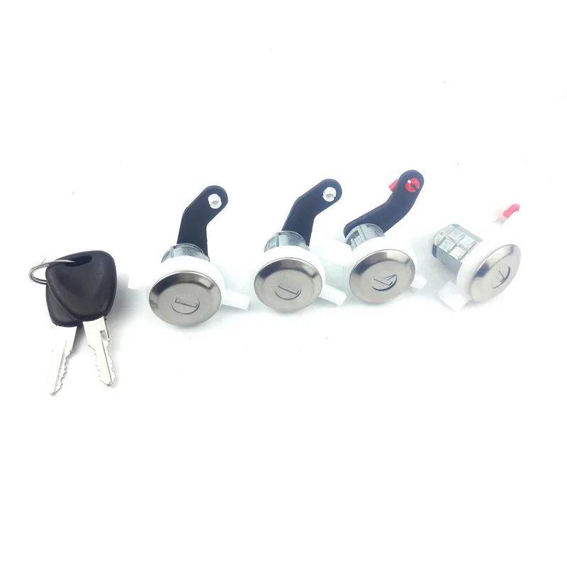 

7701470952 25652 4Pcs door lock cylinder key switch for Renault Master 4 ignition starter key for Opel Mova no for Nissan