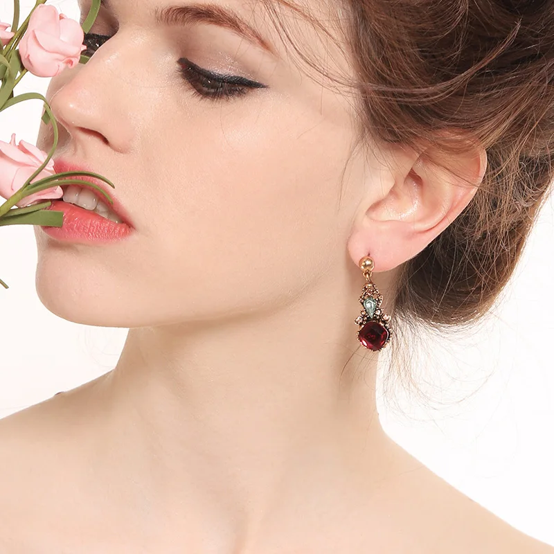 2018 New Product Multi Style Small Antique Drop Earrings For Woemn Summer Wholesale Jewelry