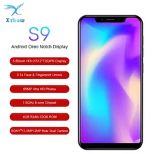 LEAGOO S9 4G LTE смартфон 5,8" 1080 P 4 Гб ОЗУ 32 Гб ПЗУ MT6750 Восьмиядерный Android 8,1 3300 мАч мобильный телефон с отпечатком пальца