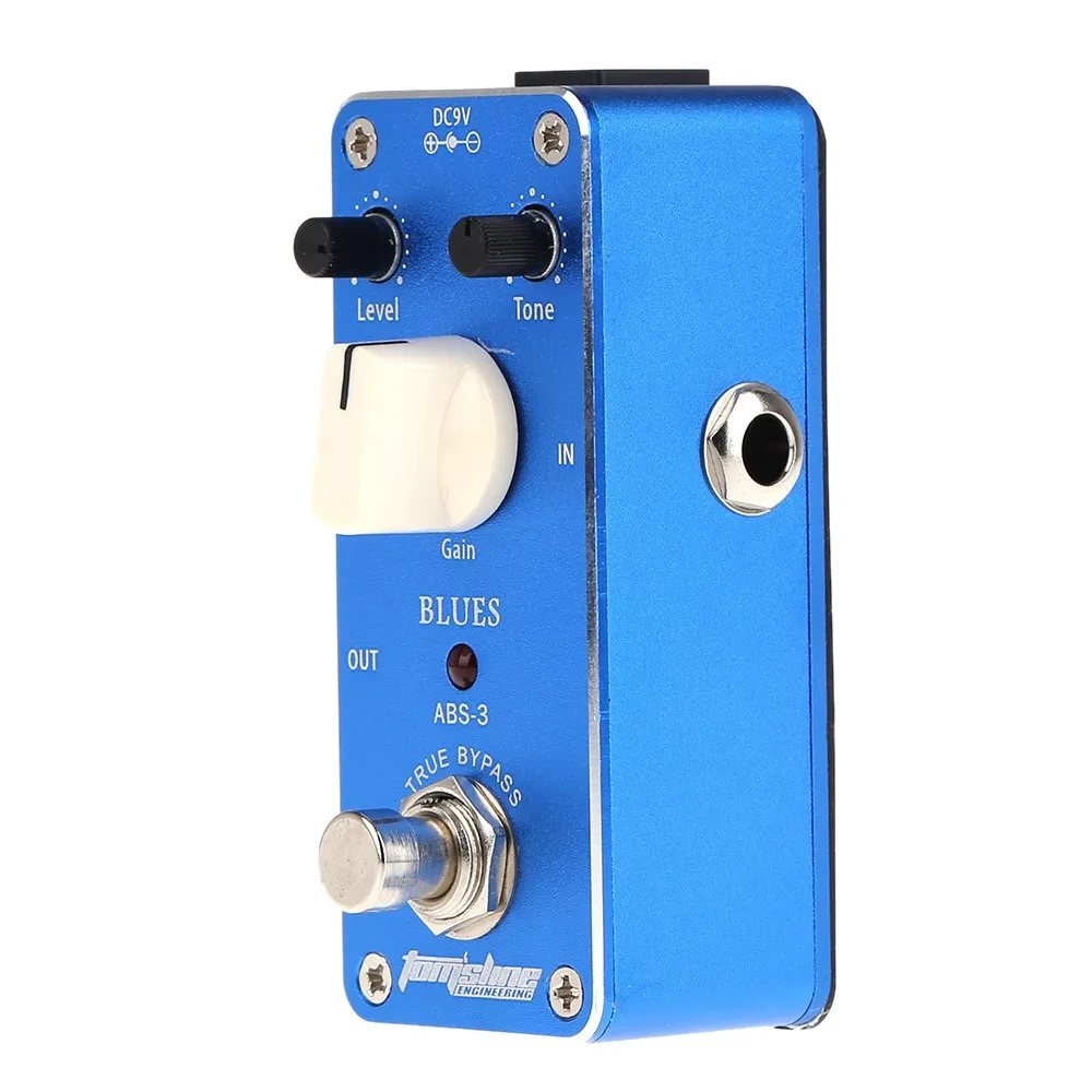 Aroma ABS 3 Mini Blues Electric Distortion Guitar Effect Pedal with