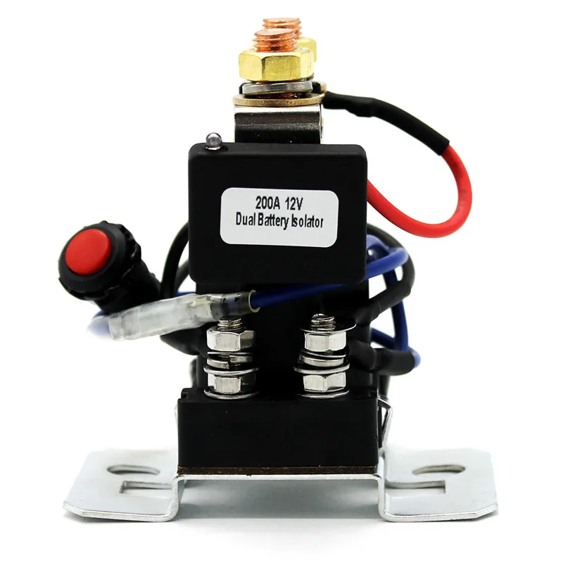DC 12V auto double insulator battery protector 200A dual vehicle battery intelligent management isolator03