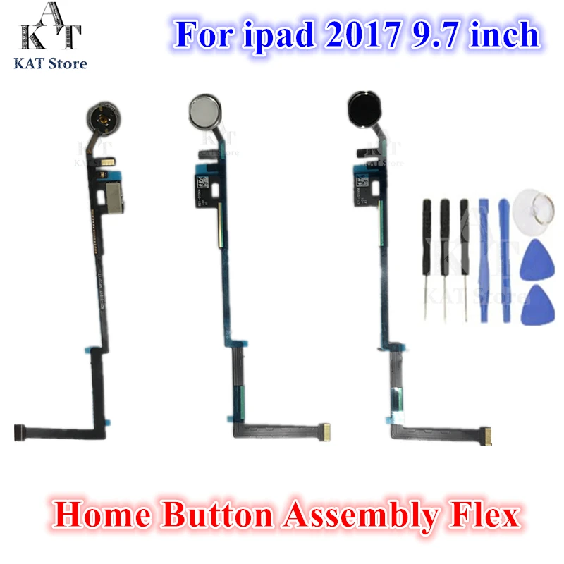 1 шт. для ipad 5 2017 9 7 дюйма A1822 A1823 Главная Кнопка ВКЛ./ВЫКЛ. В сборе меню Клавиша