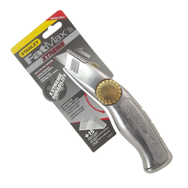 Стэнли FatMax XTREME сверхпрочные прочные выдвижные ножи для ножей Цельнометаллический корпус с 15 лезвиями для хранения 7-3/4"