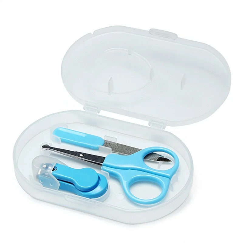 

3pcs/Set Newborn Baby Kids Pedicure Manicure Nail Hair Health Care Grooming Kit Children Stainless Safety Convenient Steel Tool