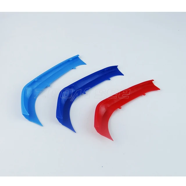 Striscia Rivestimento Griglia Anteriore Per BMW 1 Series - Accessorio Esterno Tricolore 3D