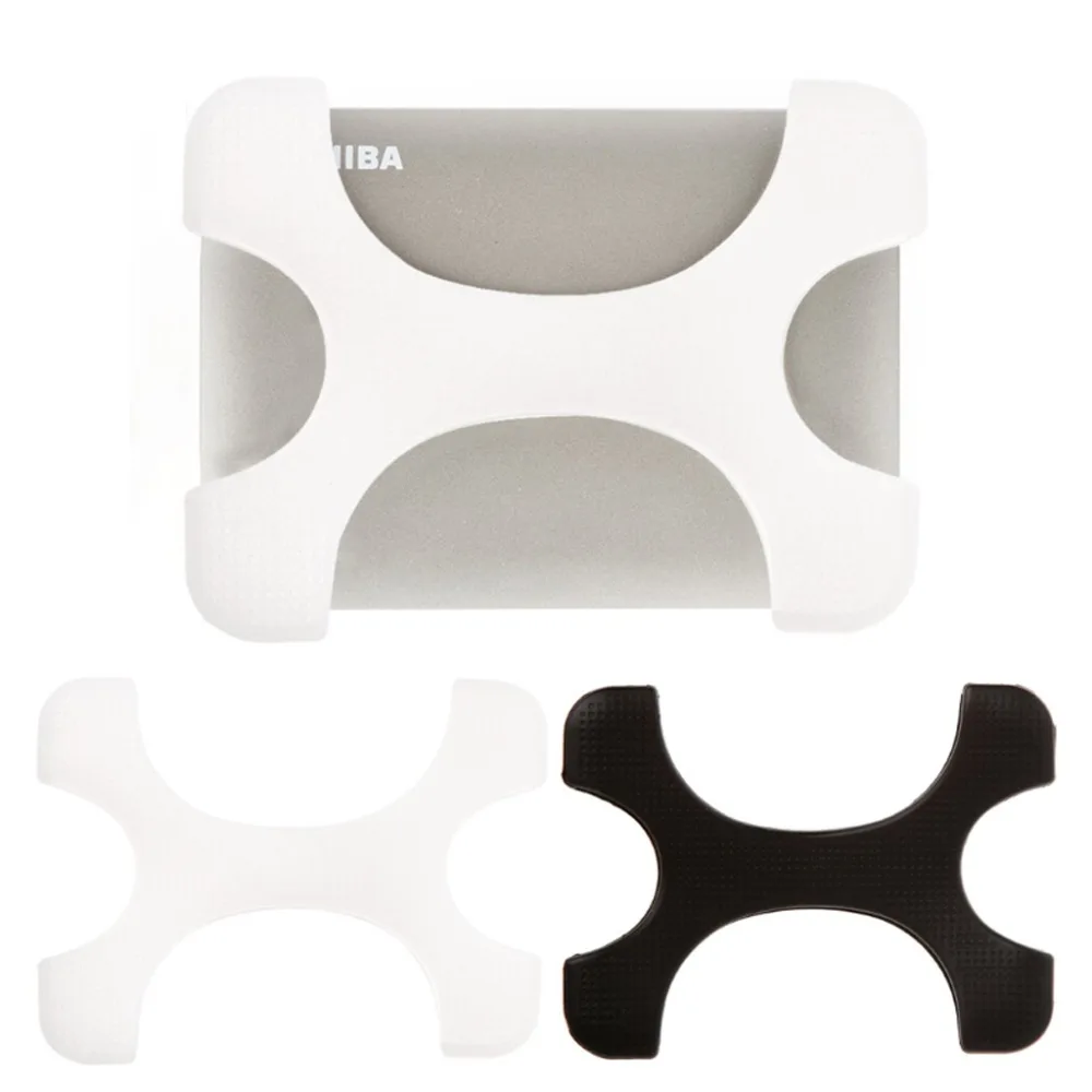 

2Pcs Universal Portable External 2.5 Inch Silicone Protective Cover Hard Disk Case Rubber Case for WD Sony 2.5" Hard Drives HDD