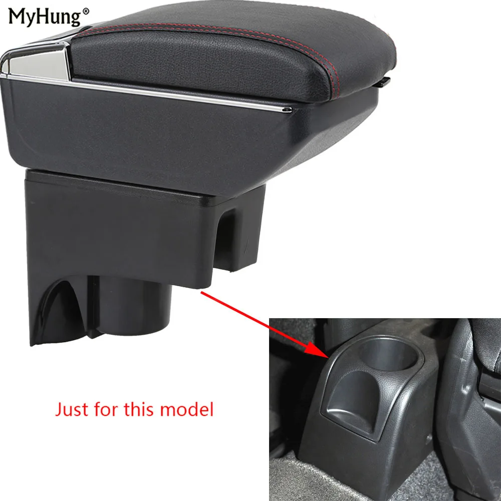 

Armrest box For Nissan LIVINA 2007-2016 Central Console Arm Store content box cup holder ashtray With Rise and Down Function