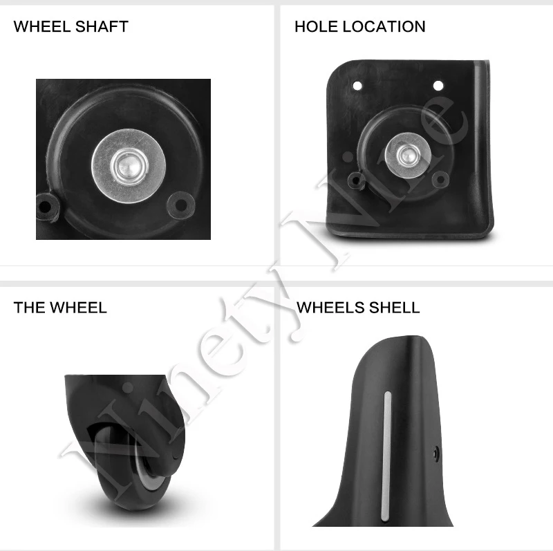 Сменные багажные колеса, сменные вращающиеся колеса, колеса для чемоданов, ремонт чемоданов из искусственной кожи Оксфорд