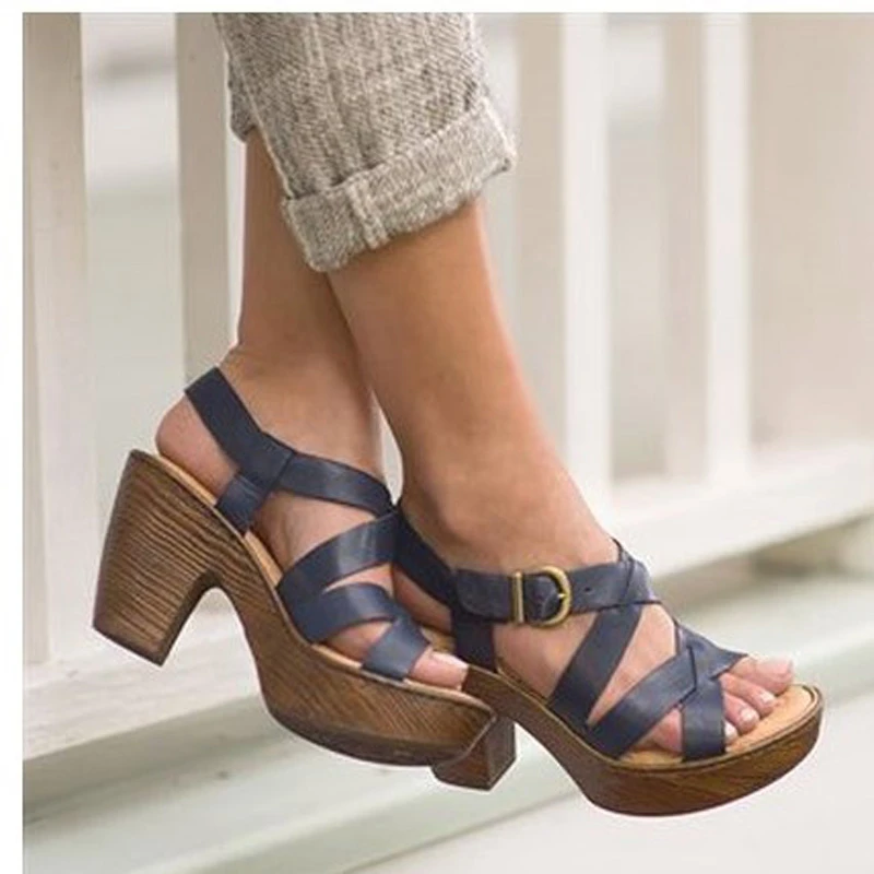 high end leather sandals
