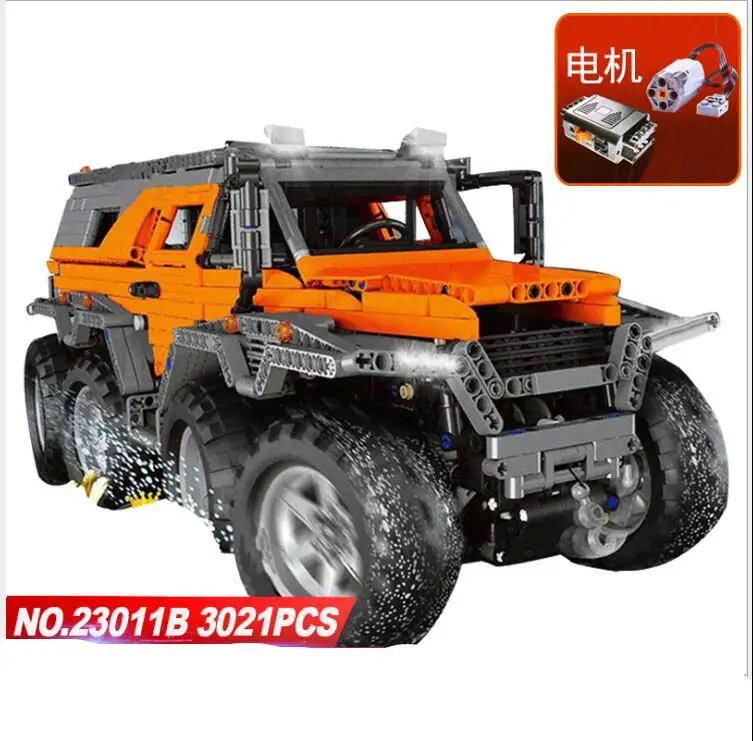 

Lepin Building Block Bricks Technic Series 23011 23011B Compatible Legoed 5360 Off-road vehicle Diy Toys Model technic truck