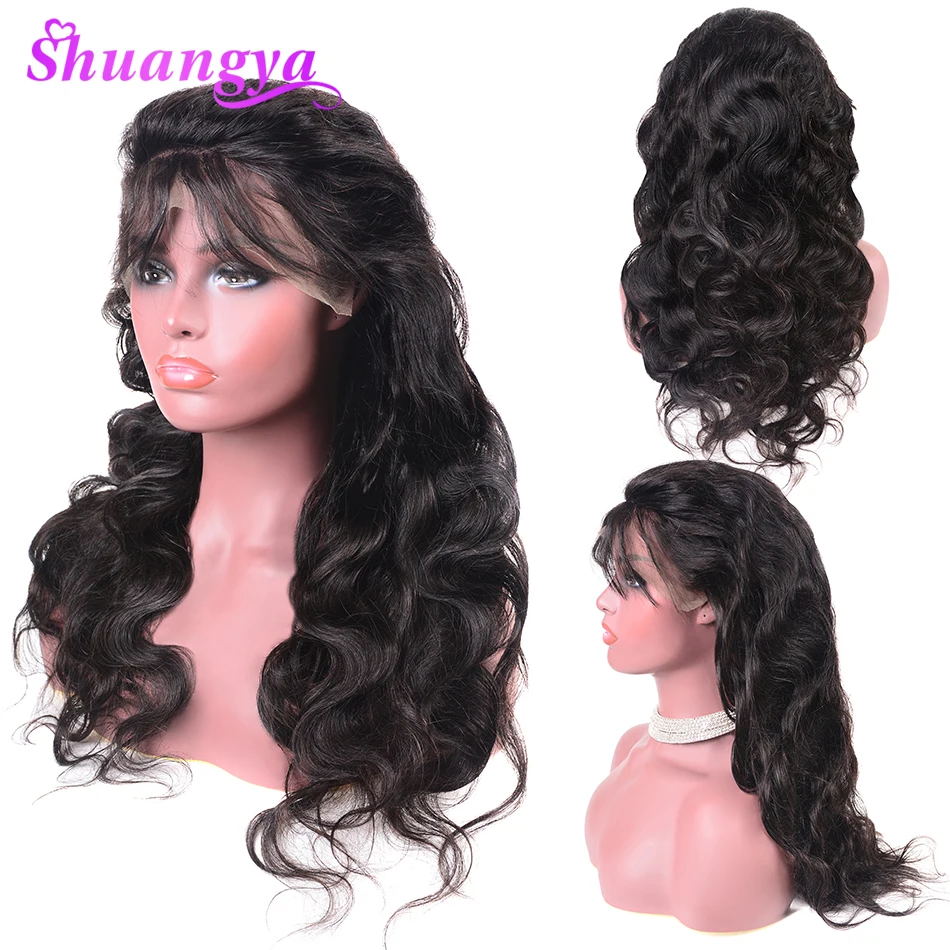 360 Lace Frontal Wig Pre Plucked With Baby Hair Malaysian Body Wave Wig Lace Front Human Hair Wigs For Black Women Remy Hair