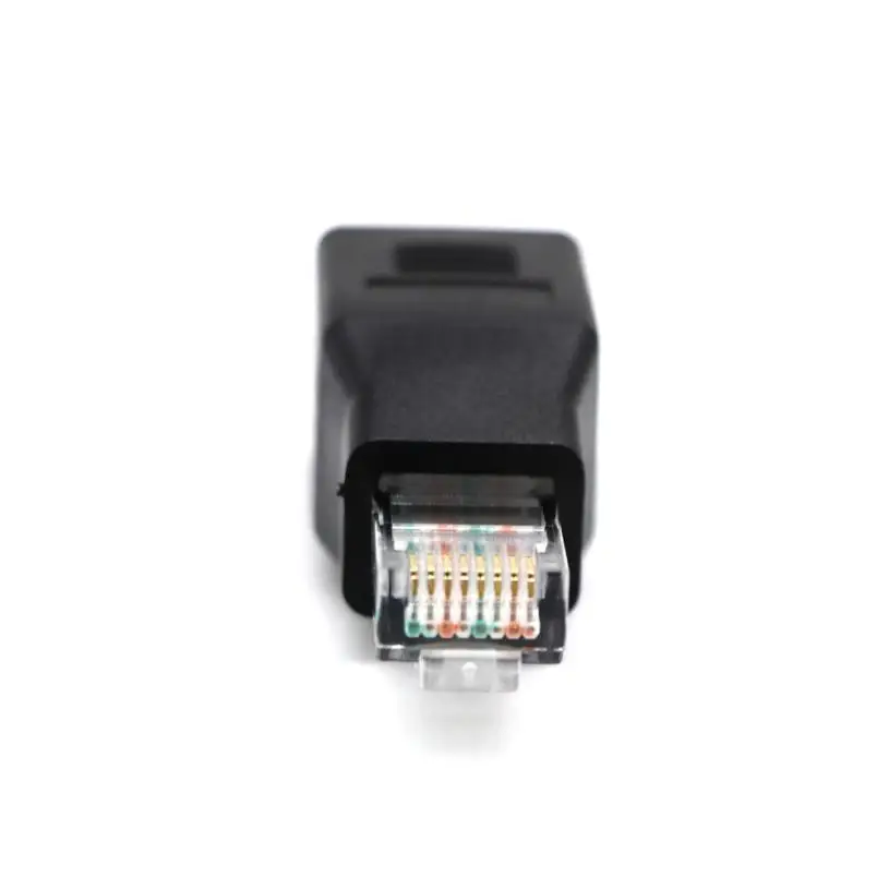 

High Quality New RJ45 M/F Connected Crossover Cable RJ45 M/F Adapter Male to Female Network Cables l0807#3