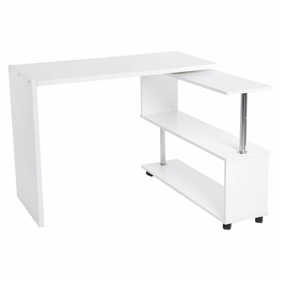 360 Degree Rotatable Adjule Corner Computer Office Dual 360 Degree Rotatable Adjule Corner