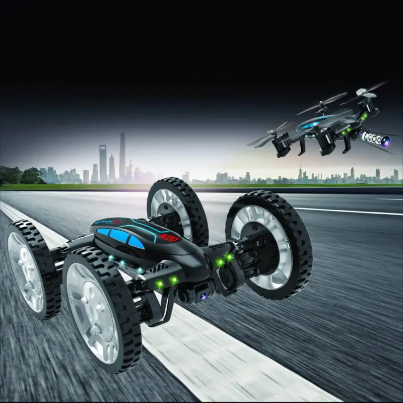 

K20W WiFi Version Control Dual Model Remote Control Car&Quad-copter with Controller Distance 60-80m Max