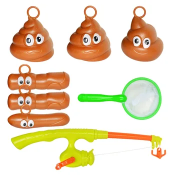 

Hot Selling 8Pcs Fishing Game Marine Saving Poo Fishing Floaters Puzzle Toys