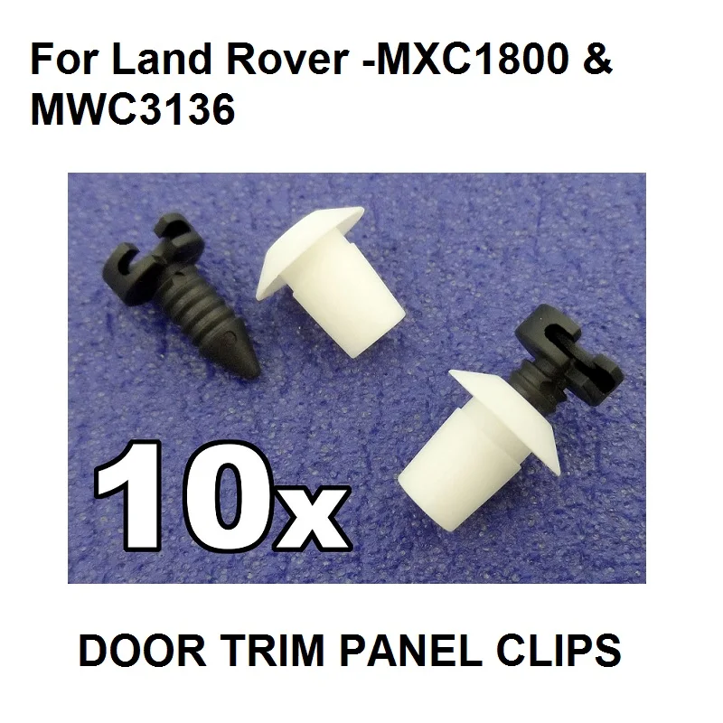 For Land Rover Defender Interior Door Card Panel Trim Clip Set