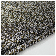 HLQON парча солодовый цветок черный белый ткань фетр для пэчворка ткани telas простыня cheongsam платье Детское пальто 75 см Ширина