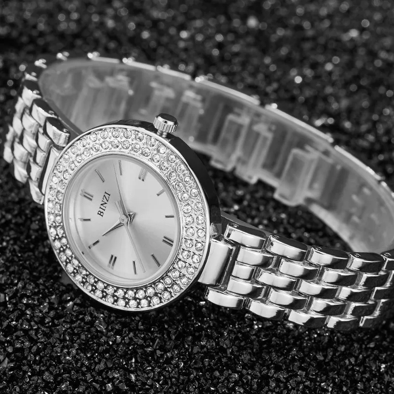 Relogio Feminino montre femme 2018 New Ladies Bracelet Watch For Women Rhinestone Gold Wrist Watch Top Brand Luxury Female Clock (15)