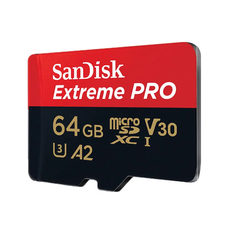 Карта памяти SanDisk Micro SD 16 ГБ 32 Гб MicroSDHC 64 Гб 128 ГБ 256 ГБ MicroSDXC EXTREME PRO V30 U3 4K UHD tf-карты