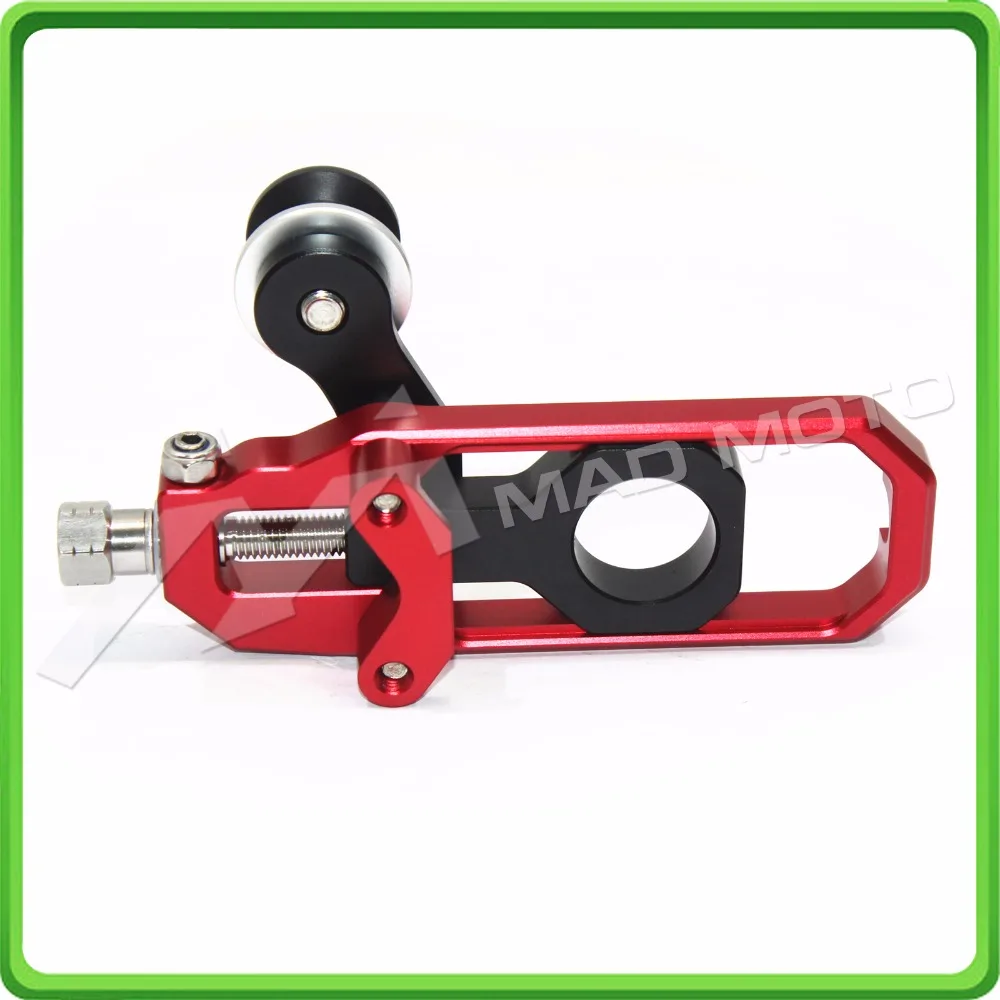 Motorcycle Chain Tensioner Adjuster with spool fit for Honda CBR1000RR 2008 2009 2010 2011 2012 2013 2014 2015 2016 Red & Black (9)
